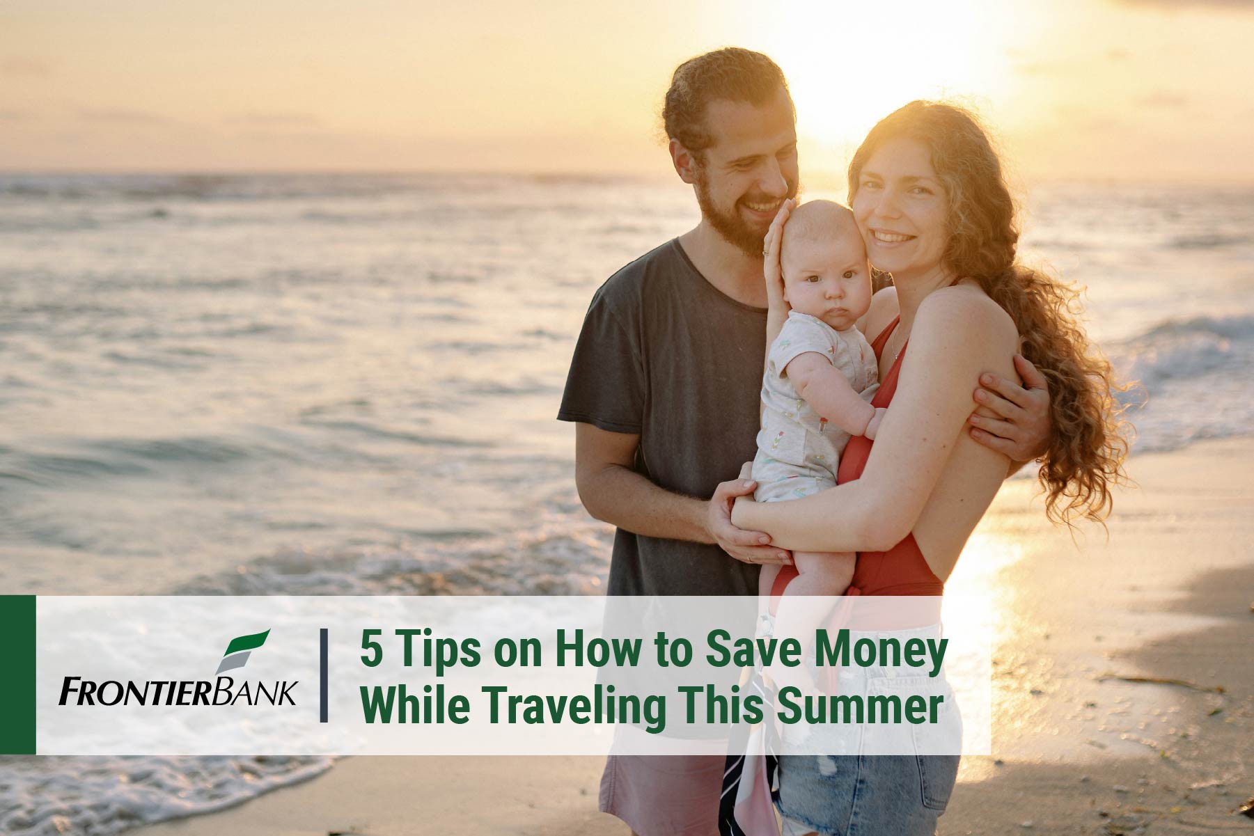 5 Tips on How to Save Money While Traveling This Summer with graphic